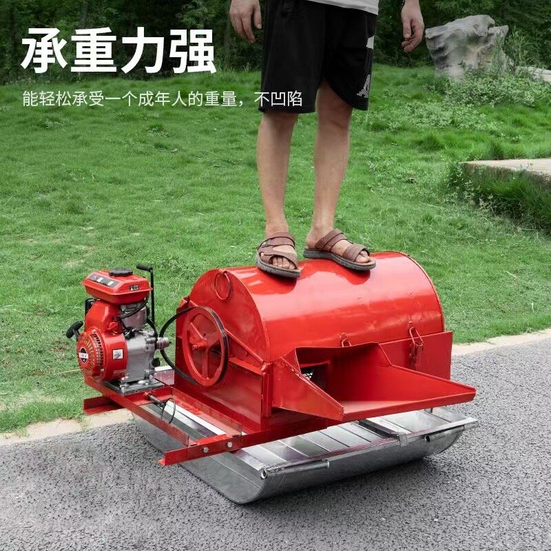 全自动小型农用家用脱粒机打谷机油菜水稻收割机田坡