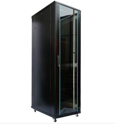 图腾(TOTEN) G2系列 G28242 网络服务器机柜 前钢化玻璃后板门 42U